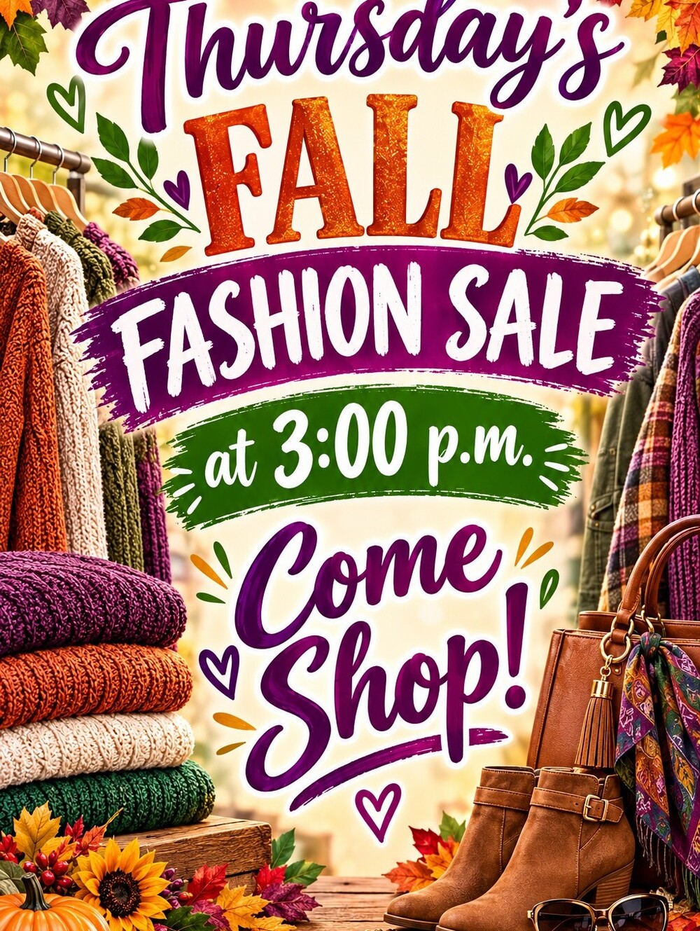 Fall Fashion Live Show